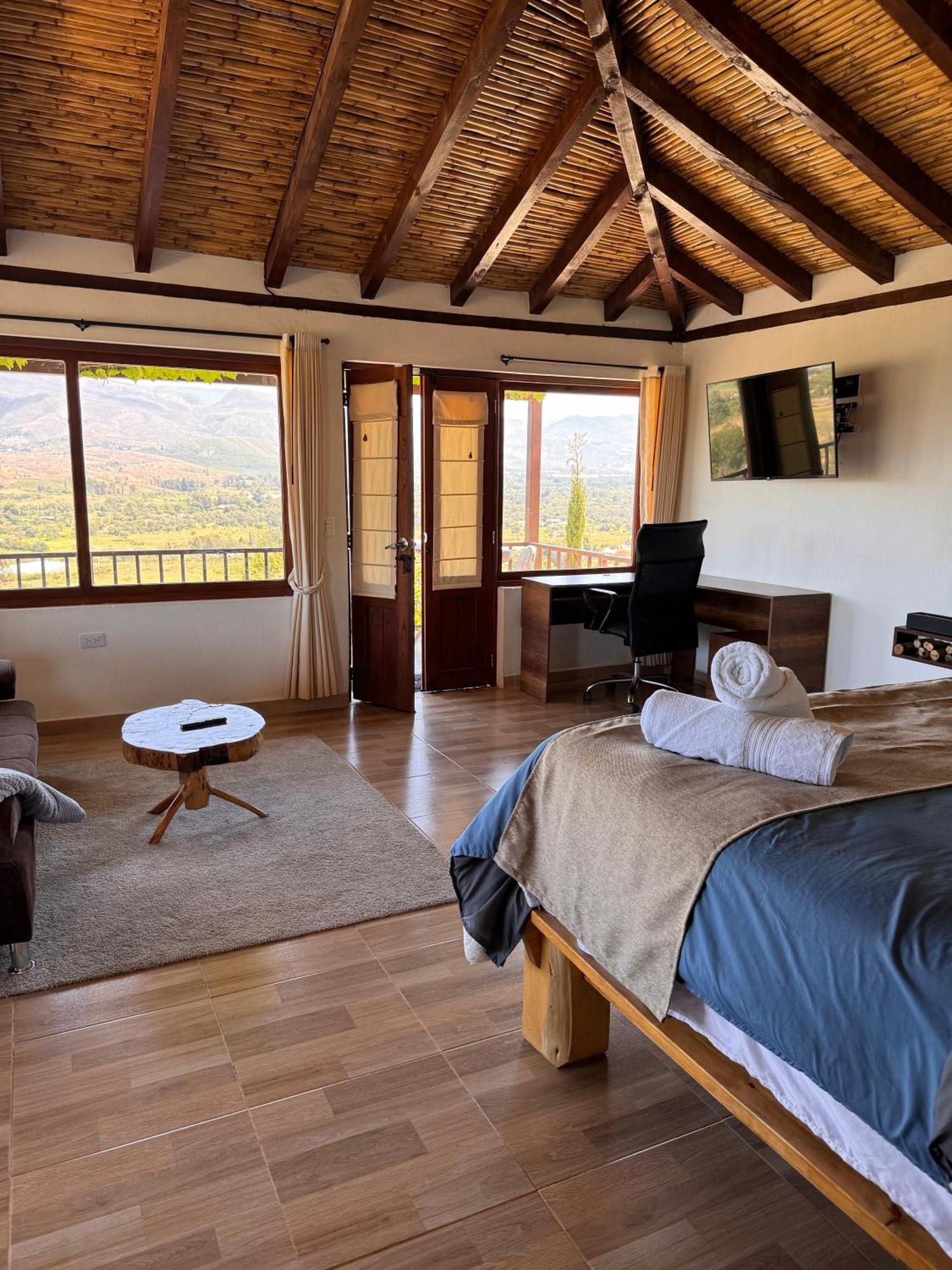 Glamping Con Jacuzzi Mirador Jarana Villa De Leyva Esterno foto