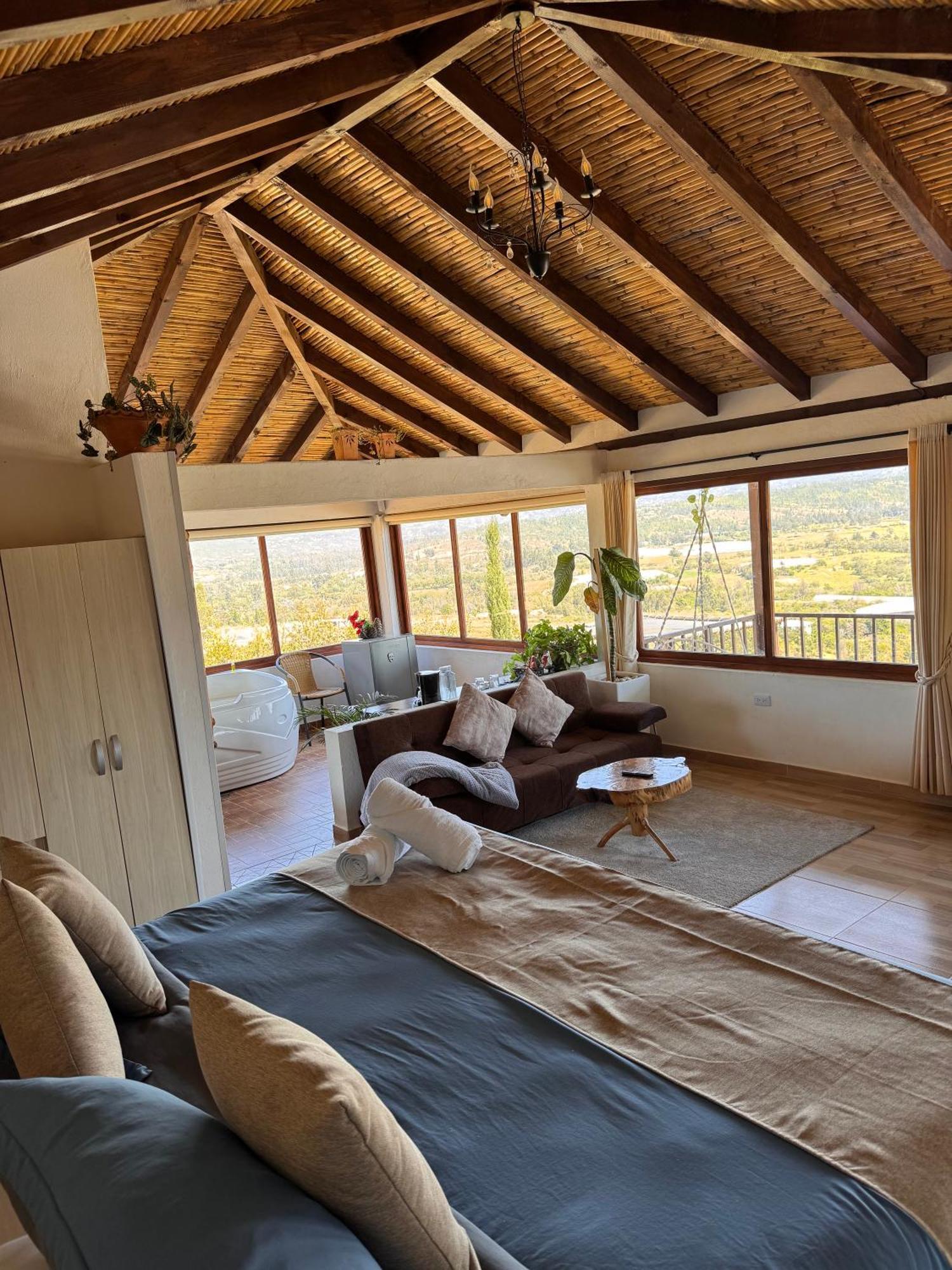 Glamping Con Jacuzzi Mirador Jarana Villa De Leyva Esterno foto
